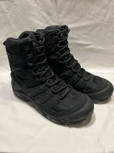 Merrell Strongfield Hiking Tactical 8" Waterproof Boot Men's Size 10.5 Black
