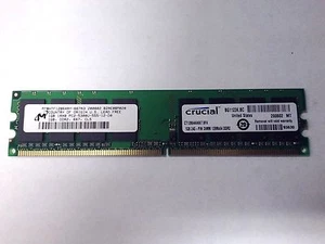 Micron 1GB PC2-5300 DDR2 non-ECC 240-Pin DIMM MT8HTF12864AY-667A3 Desktop Memory - Picture 1 of 2