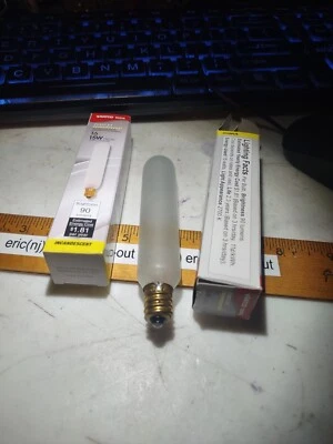 Satco S3315 15W 120V Frost 90lumen T6 Intermediate base quan 2 - Image 1 of 4