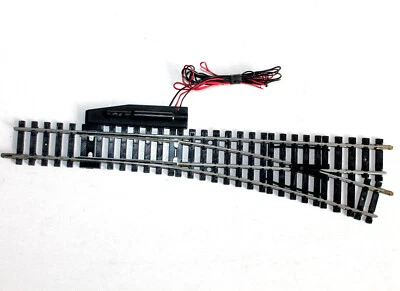 JOUEF HO 4186 GRAND RAIL AIGUILLAGE DROIT A DROITE ELECTRIQUE ET MANUEL, TRAIN - Photo 1/3