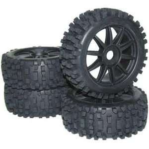 4er Multipack Reely 1:8 Buggy Kompletträder Big Core 10-Speichen Schwarz 4 St. - Bild 1 von 1