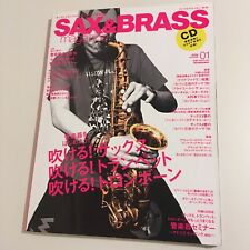SAX & BRASS Magazine wz Scores & CD (demos by pro & minus one tracks) see dscrpt