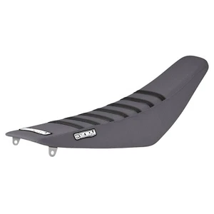Kawasaki KX KXF 450 2019-2024 pinza cubierta de asiento todo gris con costillas negras #174 - Imagen 1 de 5