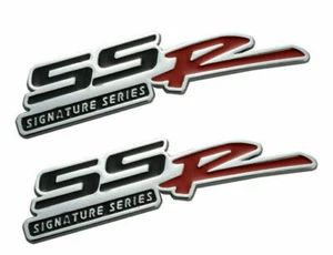 BRAND NEW SSR trunk BADGE 3D Metal Chrome fender Emblem Badge For All CARS - Foto 1 di 4