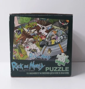 Rick and Morty Adult Swim 300 Piece Jigsaw Puzzle NIB 2015 11"×14" - Picture 1 of 3
