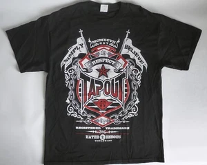 Tapout Men's Black T-Shirt Size Large Graphic Red and White - Picture 1 of 10