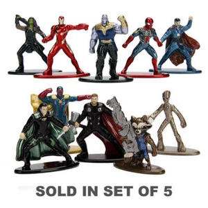 Avengers 3 Infinity War Nano Metal 5 Pack Collectible Display Action Figures - Picture 1 of 3