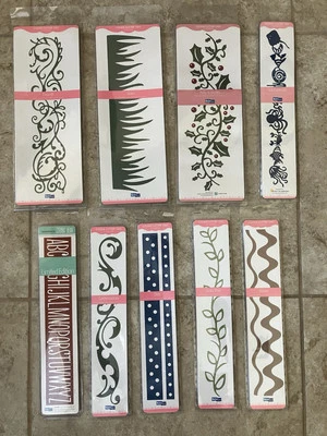 LOT 9 QuicKutz Cookie Cutter 12” Border Limited Edition Alphabet - Image 1 of 2