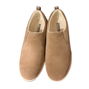 Nuevo sin caja Lands End Mujeres Tostado Gamuza Sin Cordones Informales Cómodos Zapatos Tenis Talla 9 - Imagen 1 de 5