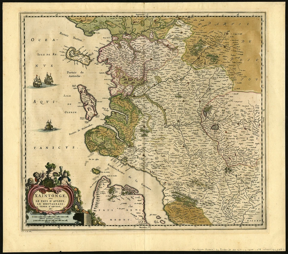 Impresión antigua-FRANCIA-SAINTOÑA-XAINTOGNE-CHARENTE MARÍTIMO-AZUL-1662 Foto 1 de 1