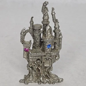1993 CCI Pewter Comstock Castle Figurine Statue - Picture 1 of 11
