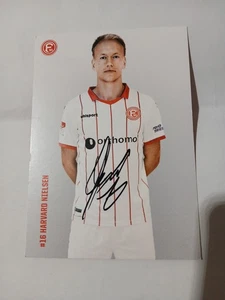 Signierte AK Havard Nielsen Fortuna Düsseldorf NEU Fehldruck Mega Selten - Picture 1 of 1