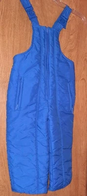 Calça babador Max Active azul menino pequena (4) isolada esqui neve - tornozelos elásticos - zíper - Imagem 1 de 4