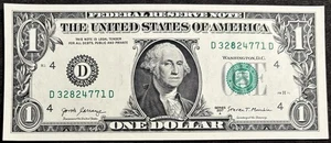 2017 Uncirculated Cleveland $1 Bill Mis-stamped 8 Green Ink Error Note - Picture 1 of 2