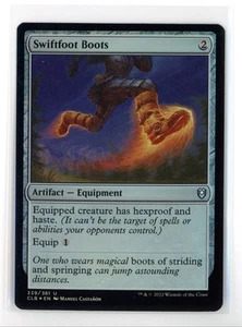 MtG AFR Swiftfoot Boots #339 FOIL - Picture 1 of 2