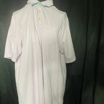 Johnston & Murphy Mens Polo Shirt Short Sleeve Purple Casual - Image 1 of 3