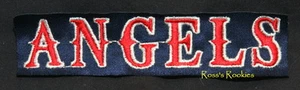 ANGELS MAJOR LEAGUE BASEBALL STRIP PATCH LOS ANGELES ANAHEIM CALIFORNIA - Picture 1 of 1