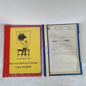 Oldtimer Porsche 911 / 2000 Service Schulkurs Handbuch - seltener Originaldruck - Bild 1 von 23