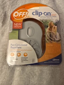 Off Clip On Fan Circulated Mosquito Repellent Unit w 1 refill & batteries - Picture 1 of 2