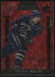 2010-11 Zenith Red Hot #20 Henrik Sedin