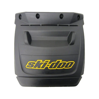 Ski-Doo New OEM Rear Snow Mud Guard Flap REV Black/Yellow Snowflap 520000449 - Image 1 of 4