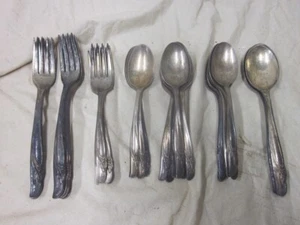 Vintage 29-Piece Rogers & Bros EXQUISITE 1957 Forks & Spoons Set - Picture 1 of 14