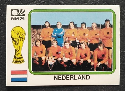 Panini Sticker 84 Team Nederland Netherlands WM 1974 World Cup Story Sonric's - Bild 1 von 2