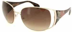 Gafas de sol Ed Hardy Lola - tortuga con estuche y caja - Imagen 1 de 3