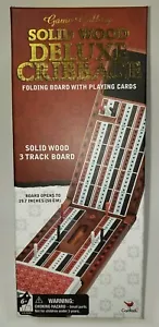 Cardinal Legno Massello Deluxe CRIBBAGE Tavolo Pieghevole con Carte da Gioco Gioco Usato in Ottime Condizioni - Foto 1 di 3