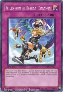 Return from the Different Dimension  SDLS X 3 1st  Yugioh Mint Cards - Picture 1 of 1
