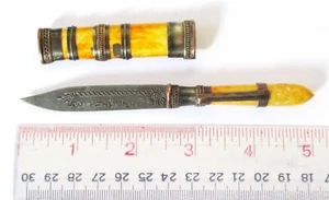 Leistungsstark! Buddhistisches Ritualmesser Wat Phra That Lampang Luang 5 Zoll - Bild 1 von 6