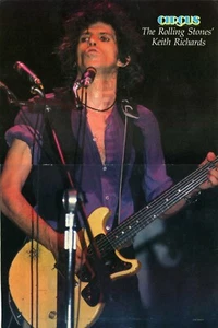 1980 Keith Richards Rolling Stones Gitarre MAGAZIN POSTERSEITE Fan Geschenk (3785) - Bild 1 von 1