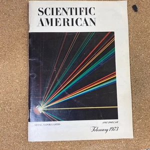 Scientific American 1973 February Vapor Lasers Warm Body Fishes Astrophysics - Picture 1 of 2