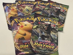 Pokemon Vivid Voltage Booster Pack SWSH - 10 cartas por paquete arte aleatorio SELLADO NUEVO - Imagen 1 de 3
