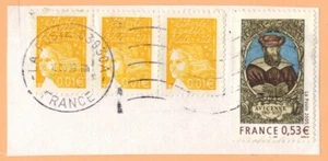 Fragment-Die Post-Postflamme-Avicenne-Briefmarke-Yt.3852 - Bild 1 von 1
