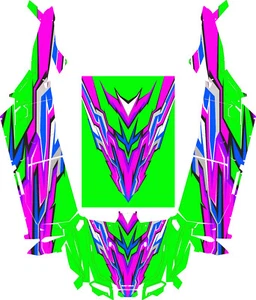 Kits gráficos envolventes calcomanías de vinilo pegatina Grapfix 2019+ diseño Honda Talon 4 1000 - Imagen 1 de 2