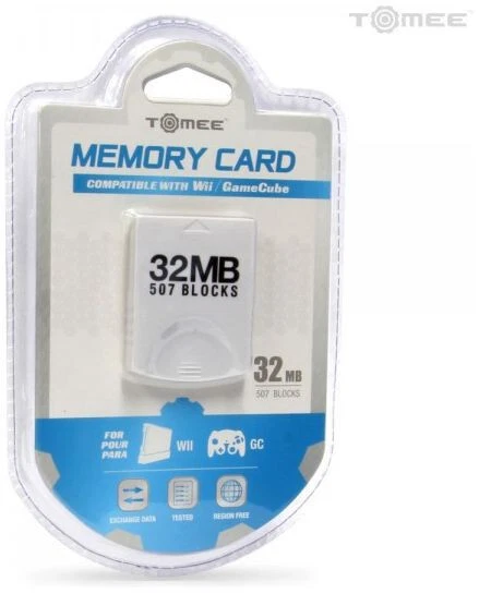 TOMEE Wii / NGC GameCube 32MB Memory Card 507 Blocks  M03820 (813048011330) -F32 - Image 1 of 1