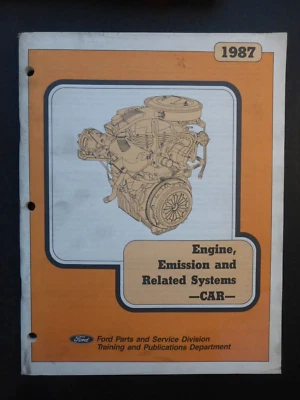 VTG Original Ford 1987 Engine Emission Related Systems CAR Manual - Image 1 of 3