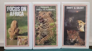FAST SHIP: Focus on Africa, Leopard: Prince of Predators, Swift & Silent (VHS ) - Picture 1 of 2