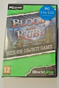 Blood and Ruby: Vampire Mystery - NEU & SEALED PC Wimmelbildspiel - Bild 1 von 2