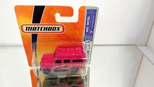 Matchbox 97 Land Rover Defender 110 su blister - Foto 1 di 3