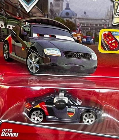 Disney Pixar Cars Original Max Schnell Crew Chief-WGP Otto Bonn Rare Diecast Car Cover