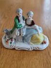 Vintage Victorian/Colonial Porcelain Couple Figurine Made In Occupied Japan