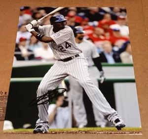 Dexter Fowler Colorado Rockies SIGNED AUTOGRAPHED 8x10 Photo COA Baseball CUBS - Picture 1 of 1