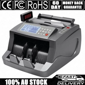 LATEST AUSTRALIAN NOTE COUNTER MONEY CASH COUNTING OLD NEW NOTES COUNT MACHINE - Picture 1 of 6