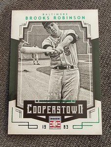 2015 Panini Cooperstown Brooks Robinson Emerald Green #4/10 Orioles
