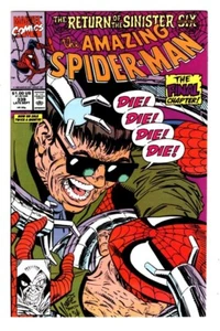 AMAZING SPIDER-MAN 339, VF+ (8.5), RETURN OF SINISTER SIX, THOR APPEARANCE * - Picture 1 of 2