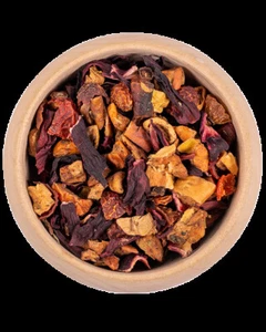Té de frutas "Fresa Kiwi", suelto-aromatizado-(kg/32,95€)-MHD aprox.23meses - Imagen 1 de 2
