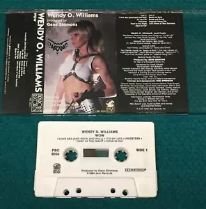Tested : WENDY O. WILLIAMS "wow" CASSETTE TAPE @ Heavy Metal ROCK - Picture 1 of 2
