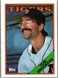 1988 Topps #474 Tom Brookens - Picture 1 of 2